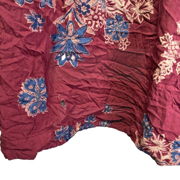 FREE PEOPLE Miranda Embroidered Long Sleeve Floral Maxi Dress Size 4 - Picture 5 of 11